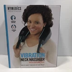 Homedics Vibration Neck Massager With Soothing Heat, Model: NMSQ-216HB-2 New. Fixed Price $13.59.