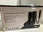 Fit King FT-081A Black Leg Compression Massager With Heat Adjustable Size. Fixed Price $48.23.