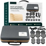 Hot Massage Set With Portable Warmer, 12 Basalt Stones, Ro.... Fixed Price $267.88.