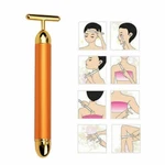 24K Golden Pulse Beauty Bar Waterproof Shape Facial Roller Massager Skin Care. Fixed Price $9.99.