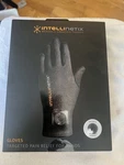 Intellinetix Vibrating Therapy Glove Full Finger Wrist Length, M, Black 1 Pair. Fixed Price $69.93.