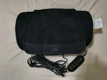 The Sharper Image MSG-P110 Shiatsu Massage Cushion Pillow Heat/vibrate W/ Remote. Fixed Price $22.00.