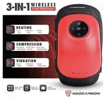 Neocarbon Wireless Knee Massager, Heated Therapy And Vibration Massage, Red New. Fixed Price $24.00.
