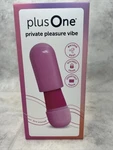 Plusone Private Pleasure Vibe Silent Waterproof 10 Speeds Rechargeable Carry Bag. Fixed Price $18.00.