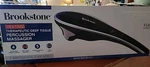 Brookstone Heating Percussion Body Massager Black W/ Attatchments Deep Tissue. Fixed Price $20.00.