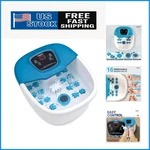 Fiahng Heated Foot Spa Massager With Bubbles & Vibration For Ultimate Relaxation. Fixed Price $83.99.