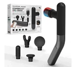 Sharper Image Powerboost Pro+ Reach Percussion Massager With 5 Attachments Black. Fixed Price $100.00.