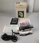 Oster Stim-u-lax Therapeutic Massager 14-11E Chrome, Box, Paperwork, Excellent. Fixed Price $34.16.