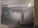 Bodi-well 10 Head Massage Gun Deep Tissue Black Rechargable New. Fixed Price $22.50.