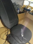 Relaxzen Shiatsu Massage Cushion Heat Remote Model 60-185H05 Works Great. Fixed Price $33.50.