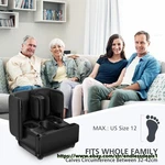 Comfier 2 1 Shiatsu Foot Massager Machine With Heat & Ottoman Rest Black. Fixed Price $229.50.