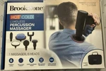 Brookstone Cordless Hot/cold Percussion Massager Opened But Unused W/ Case New. Fixed Price $21.65.