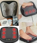 Comfier 2-IN-1 Electric Shiatsu Foot & Back Massager W/heat CF-5903 Open Box. Fixed Price $39.99.