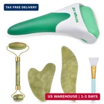 Charmonic 6 In 1 Ice Roller & Jade And Gua Sha Set, Facial Massage Kits,. Fixed Price $22.72.