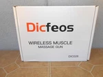 Dicfeos DIC028 Handheld Wireless Muscle Massage Gun Deep Tissue 6 Heads. Fixed Price $16.68.