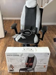 Sharper Image Shiatsu Cushion Seat Topper With 4 Node Massage. Fixed Price $38.00.
