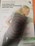 Calming Massaging Weighted Heating Pad By Sharper Image- 12" X 24" CWT03106. Fixed Price $35.00.