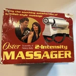 Vintage Oster Scientific Ii Massager Handheld 136-11A Variable Speed W/ Org Box. Fixed Price $30.45.