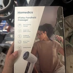 Homedics Shiatsu Handheld Massager, Cordless & Rechargeable. Fixed Price $15.00.