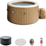 Intex Purespa Round 4 Person Bubble Jet Massage Inflatable Hot Tub Set Cover. Fixed Price $662.98.