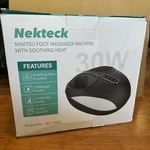 Nekteck Foot Massager Machine With Heat, Deep Kneading Shiatsu. Fixed Price $59.99.