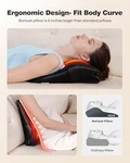 Omassa Shiatsu Neck Massager With Heat, 3D Kneading Back Pillow - Black. Fixed Price $64.36.