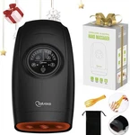 (black) Cordless Hand Massager With Heat Compression 6 Modes Wrist Relax Device. Fixed Price $31.99.