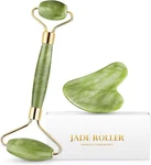 Jade Roller & Gua Sha Set Facial Massager For Eyes, Neck And Whole Body Muscles,. Fixed Price $21.99.