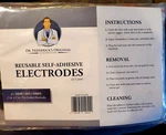 New 44 Ct. Dr Fredericks Original Reusable 2X2 Self Adhesive Tens/fes Electrodes. Fixed Price $6.98.