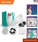 Multi-functional Body Massager With 2 Cleansing Heads For Home Spa Experience. Fixed Price $101.99.