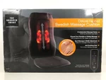 The Sharper Image MSI-CS550H Heated Back And Shoulder Massage Cushion. Fixed Price $84.99.