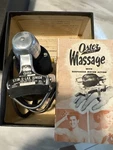Oster Stim-u-lax Junior Handheld Vibrating Massager Silver Black Corded Electric. Fixed Price $50.00.