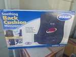 Dr. Scholl's Soothing 5-MOTOR Full Cushion Back Massager Heated Black. Fixed Price $27.00.