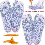 2PAIRS Acupressure Reflexology Socks Trigger Point Massage Tool Foot Set. Fixed Price $12.79.