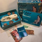 Vintage Oster Duo Massage 205-01 Vibrator Pulsation 1969 Complete Tested Nos. Fixed Price $57.96.