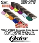 Oster Stainless Steel A5 A6 Attachment Guide Blade Comb*fit Most Andis Clipper. Fixed Price $19.99.