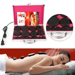 16PCS/20PCS Natural Massage Stones Hot Spa Rock Basalt With Heater Box Usa. Fixed Price $39.72.
