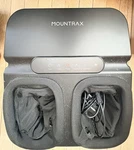 Mountrax Shiatsu Heated Foot Massager Black Air Compression Remote Timer. Fixed Price $75.00.