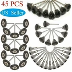 45PC Stainless Steel Wire Brush For Dremel Rotary Die Grinder Removal Wheel Tool. Fixed Price $10.55.
