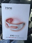 Ihome Eye Mask Red Light Therapy Multi-frequency, Auto Shut-off. Fixed Price $28.99.