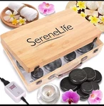 Serenelife Hot Stone Massage Kit Portable Heated Rock Massaging Therapy **read**. Fixed Price $30.87.