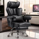Big And Tall Office Chair Heavy Duty Gaming With Deluxe Embossing Leather. Fixed Price $257.90.