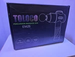 Toloco EM26 Percussion Massage Gun 10 Heads Cordless Multispeed Black. Fixed Price $35.00.