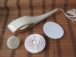 Oster Infra Red Hand Held Massager With Attachments, Model 395-01A, Made Usa. Fixed Price $14.50.