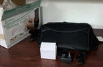 Comfitech Heated Car Seat Back Massager Cushion Chair Pad With 10 Vibrating Moto. Fixed Price $45.00.