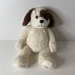 Puppy Dog Plush Brown White Vibrating Soother Massager 14" Leader Light Ltd.. Fixed Price $14.99.