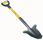SHFD3 40" Yellow Garden Spade Shovel, Steel-fiberglass Handle, D-grip, 9X11". Fixed Price $60.00.