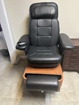 Drainless Spa Pedicure Chair With Footrest & Attached Portable Water Tub. Fixed Price $900.00.