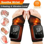 2PK Electric Wrist Hand Massager Heating Vibration & Hot Compression Pain Relief. Fixed Price $31.95.