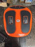 Powerfit PL-1911 Electric Foot Massage Machine Orange. Fixed Price $50.00.